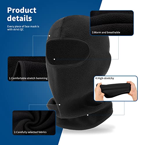 YESLIFE Thicker Ski Mask, Face Mask for Men and Women in Cold Weather, Skiing, Snowboarding, Motorcycle, UV Protection & Wind Protection - Ultimate Thermal Retention - Image 5