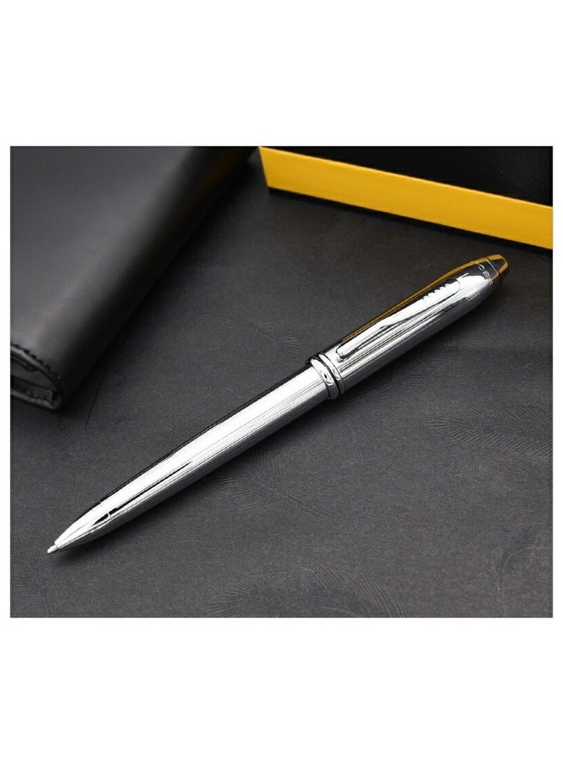 Townsend Lustrous Chrome Ballpoint Pen With Deluxe Gift Box