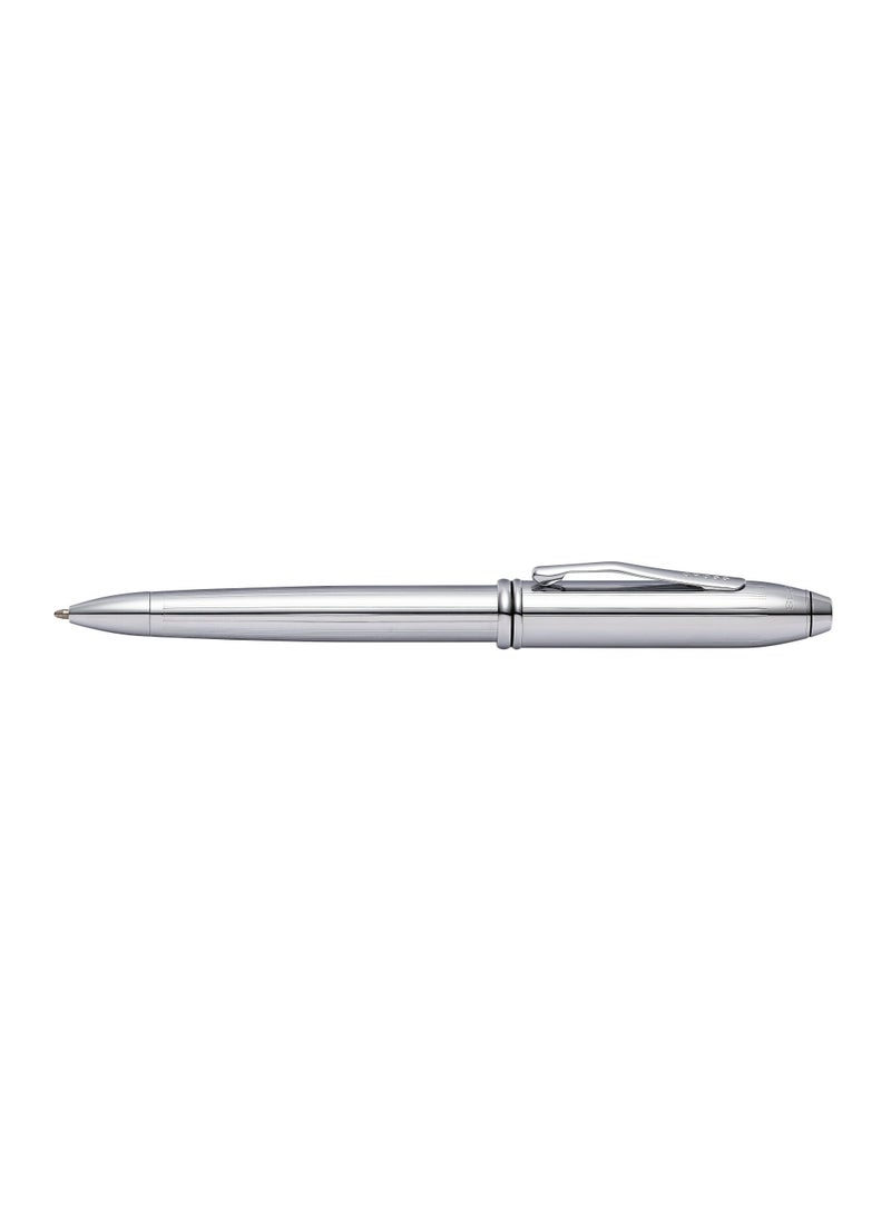 Townsend Lustrous Chrome Ballpoint Pen With Deluxe Gift Box