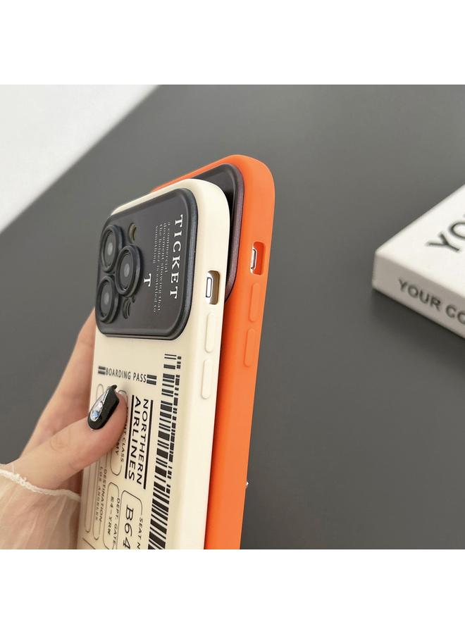 اس-توب جراب لهاتف iPhone 13 بنمط تذكرة ونافذة كبيرة من مادة TPU - Image 4