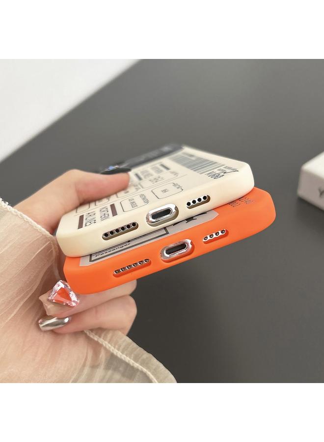 اس-توب جراب لهاتف iPhone 13 بنمط تذكرة ونافذة كبيرة من مادة TPU - Image 5