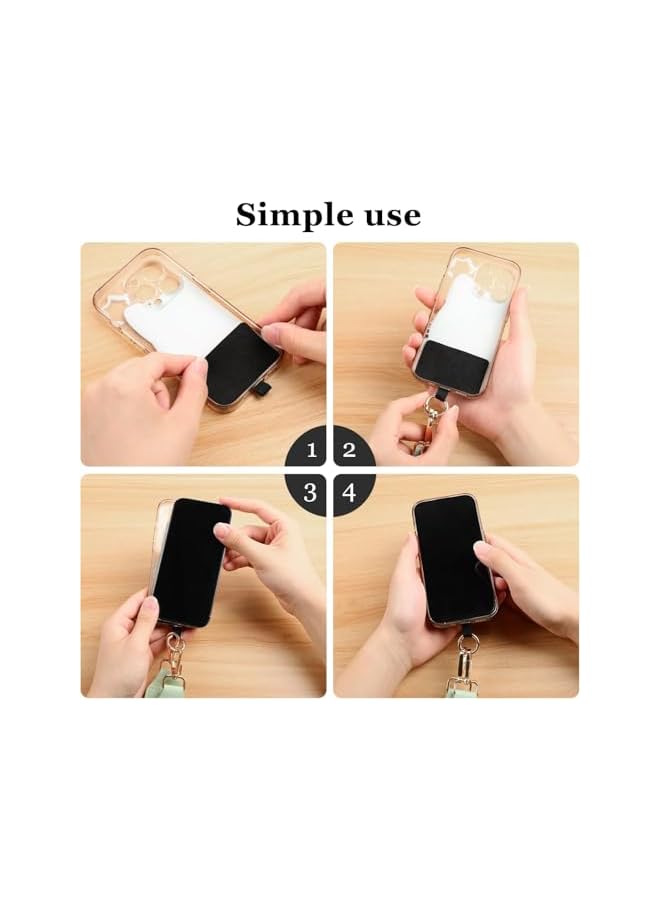 Green Tiger Phone Strap with Zippered Pouch, Clip and Go Strap for Phone with Wallet Crossbody, Adjustable Phone Strap Crossbody with Zipper Pouch Wallet for Most Smartphones, Going Out and Party - Image 5