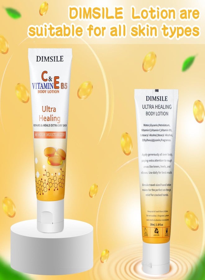 Dimsile 50 Pack Travel Size Body Lotion 1 Oz Dry Skin Moisturizer with Flip Cap for Extra Dry Skin, for Inns and Hotels, Airlines, Offices, Gyms and More(Natural Style) - Image 2