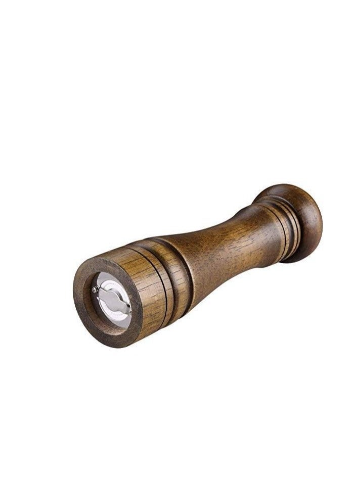 Reko Wood Pepper Grinder Pepper Mill Adjustable Coarseness Wooden Peppermill Ceramic Grinding Mechanism Salt Mill Refillable Wooden pepper grinder - Image 3