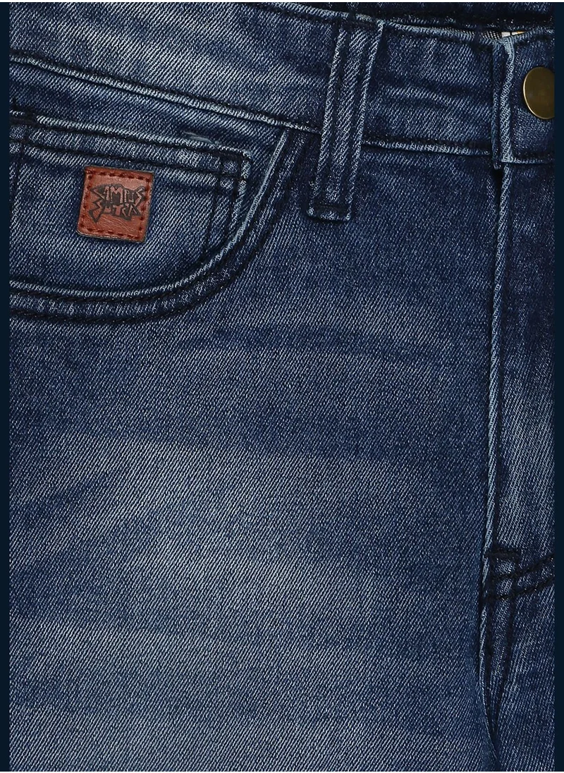 Instafab Distressed Slim Fit Jeans
