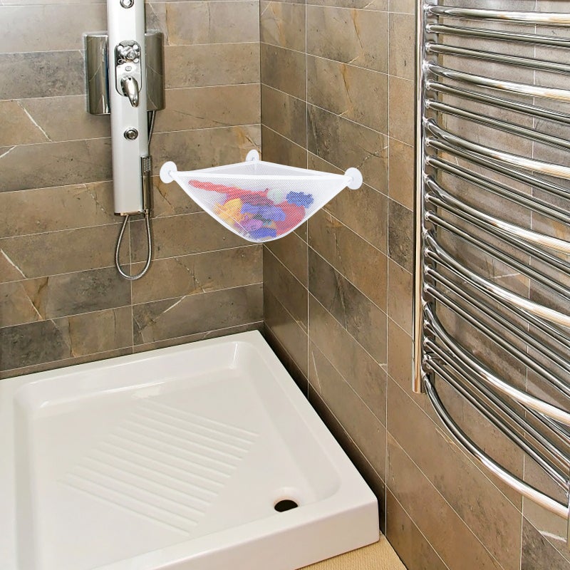 🚽 حامل ألعاب حمام قابل للتثبيت على الحائط مزود بمصاصات - Image 2