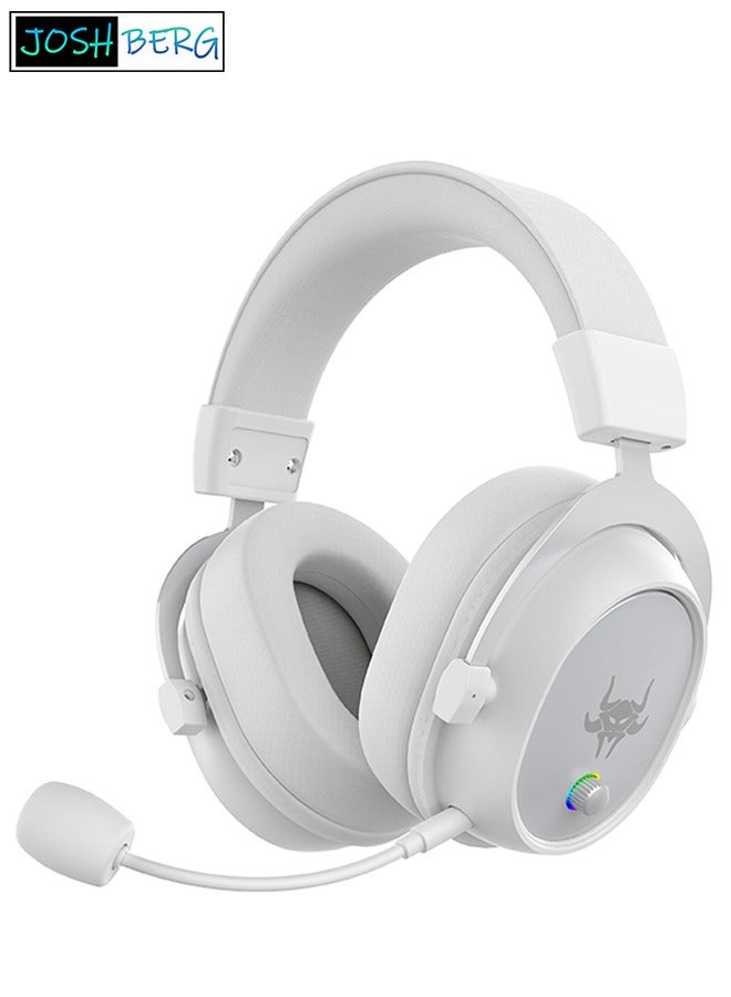 Joshberg G3000 Dual Mode 2.4G Bluetooth Wireless Gaming Headset with Microphone Suitable for E-sports Gamers, PC PS4 Mac Switch - Image 1