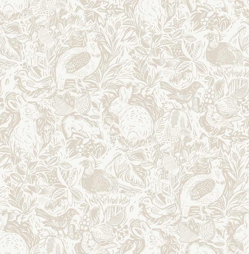 NuWallpaper Cream Terrene Peel & Stick Wallpaper, NUS4304 - Image 1