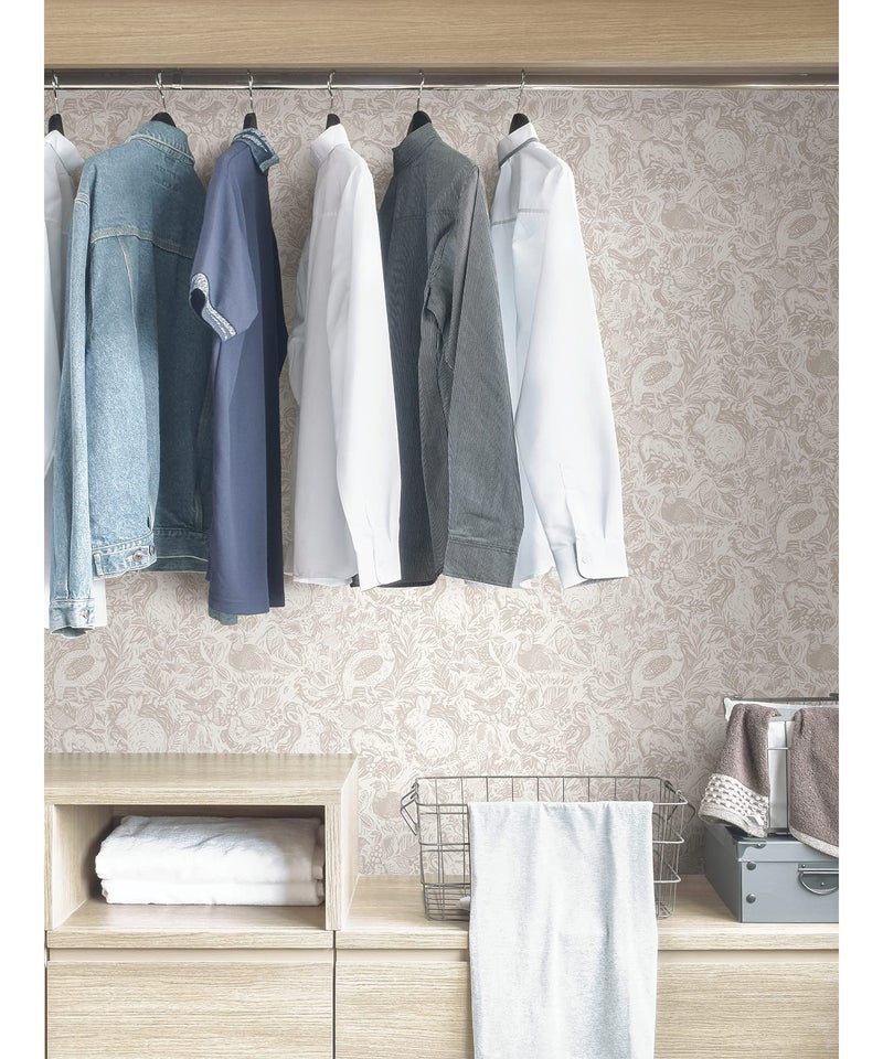 NuWallpaper Cream Terrene Peel & Stick Wallpaper, NUS4304 - Image 5
