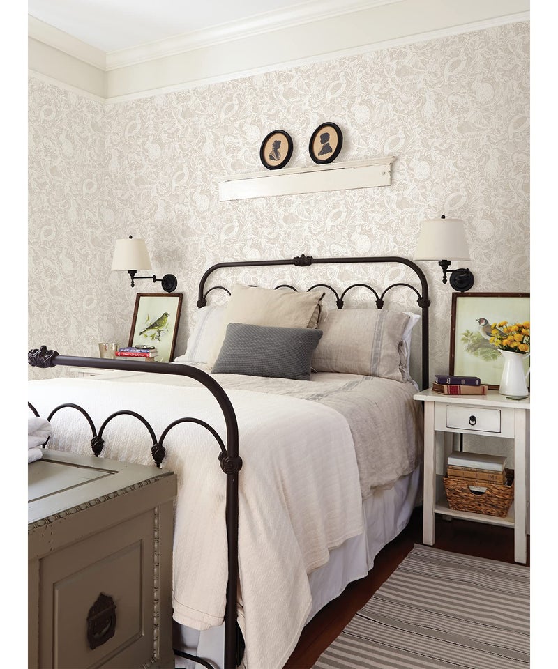 NuWallpaper Cream Terrene Peel & Stick Wallpaper, NUS4304 - Image 2