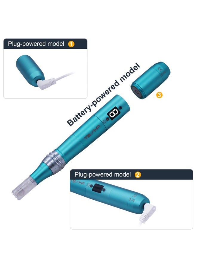 TBPHP P20RL Derma pen with 25 Replacement Cartridges And 3 Batteries,Adjustable Beauty pen for Face and Body, Home Use - Image 3