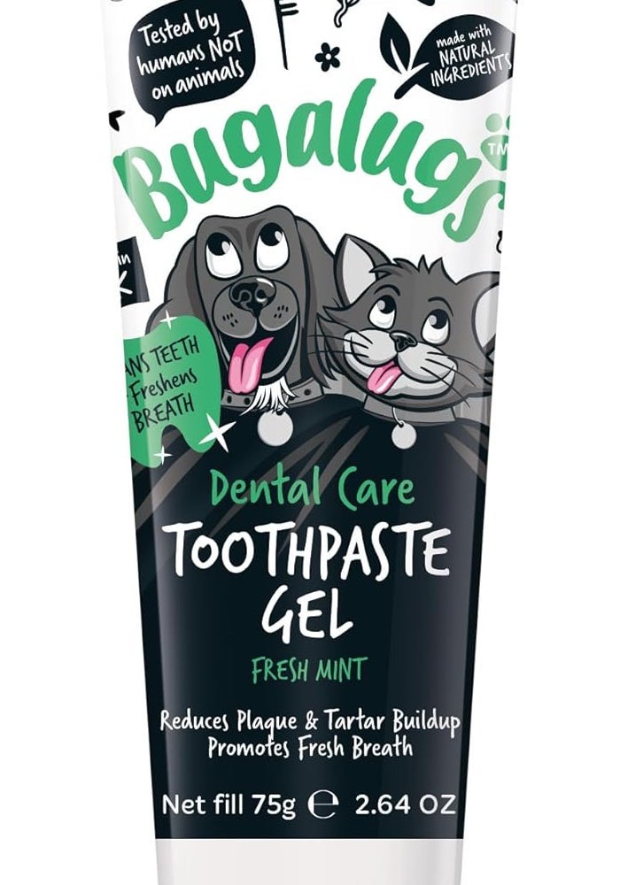 BUGALUGS جل معجون الأسنان للعناية بالفم للكلاب والقطط من بوجالوغز - 75 جرام - Image 2