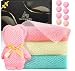 RIUOTA African Net Sponge 12Pack Exfoliating Bath Sponge for Body Care Ideal for Home Spa Birthday Gifts for Women Men Daughter Son Mother Friend - Image 2