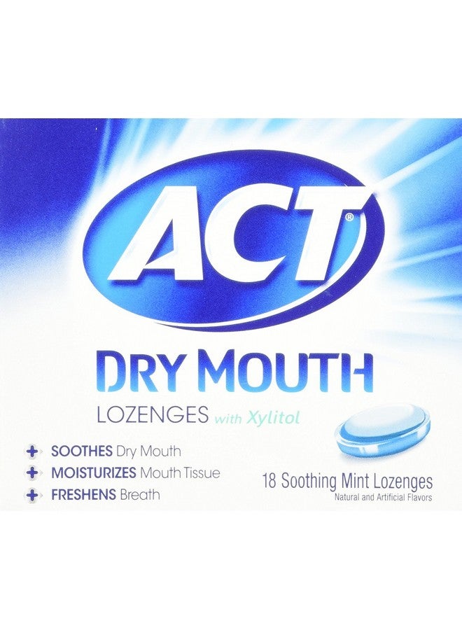 ACT Dry Mouth Lozenges With Xylitol 18 Count (Pack of 1) (Packaging May Vary) - Image 1