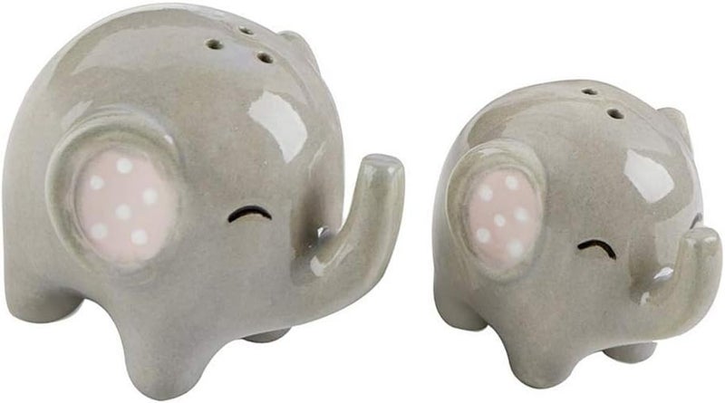 klarako Ceramic Cruet Spice containers Elephant Cute Salt and Pepper Shaker Spice Container Wedding Decor Souvenirs, Home Kitchen Accessories  2pcs - Image 2