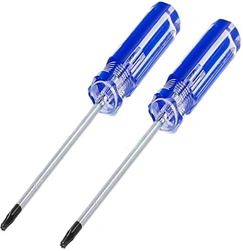 Ambertown 2 x T8 Tamper Proof Screwdriver Security Torx Driver for Xbox one, Xbox 360 and PS3 Slim Controller - Image 1