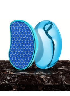 Bukela Glass Foot File Callus Remover, Innovative Nano Crystal Feet Scrubber for Travel Use, Portable Pedicure Foot Scraper for Cracked Heel (Honeycomb)  - Image 1