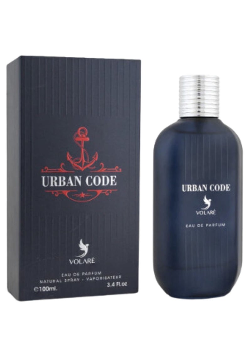 VOLARE Urban Code Eau de Parfum for men ( Inspired by Ultra Male Jean Paul Gaultier ) - 100 ml  - Image 1