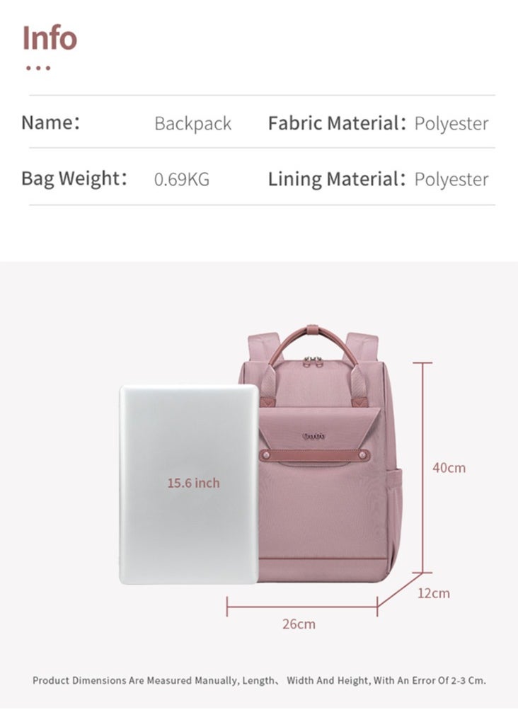 Chantria Casual Laptop Backpack, Lightweight Water Resistant School Bag with Tablet and Laptop Compartment for College Girl  - Image 4