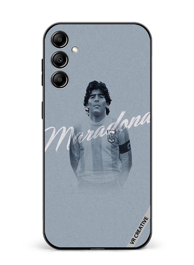 VR CREATIVE Protective Case Cover For Samsung Galaxy A34 Maradona Design Multicolour - Image 1