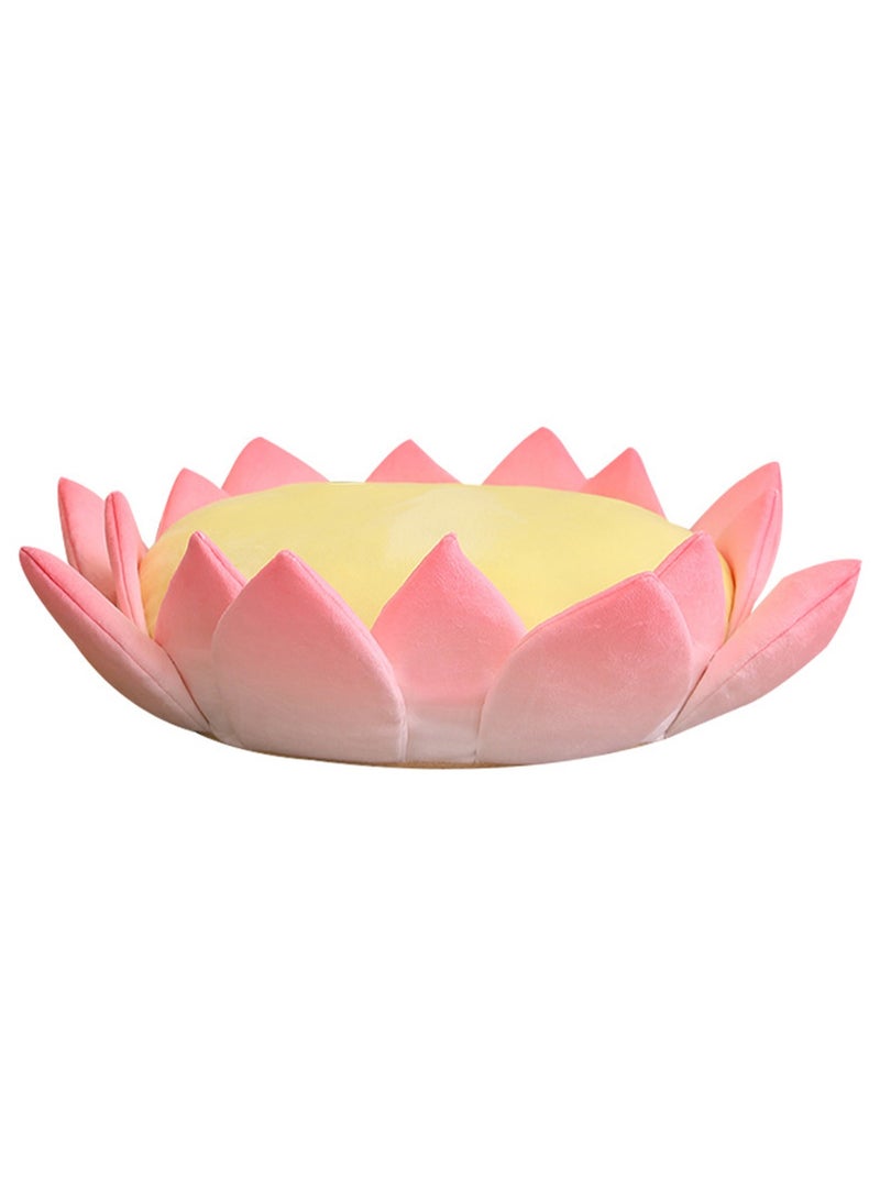 40*12cm Pink Lotus Cushion Plush Doll, Lazy Sofa Creative Plush Toy Doll, Suitable For Boys And Girls Gifts  - Image 1