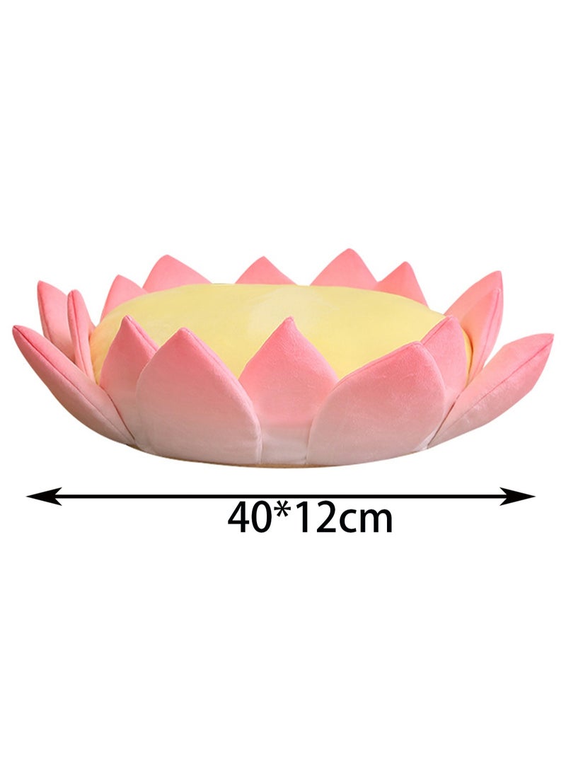 40*12cm Pink Lotus Cushion Plush Doll, Lazy Sofa Creative Plush Toy Doll, Suitable For Boys And Girls Gifts  - Image 2