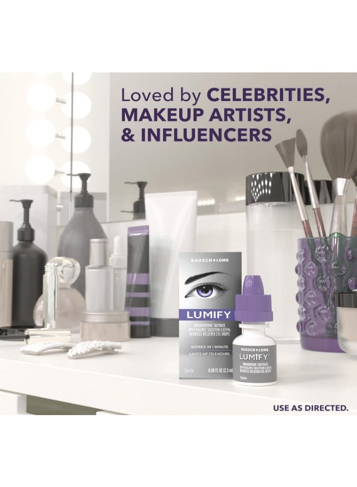 LUMIFY Redness Reliever Eye Drops- 0.25oz (7.5ml) - Image 4