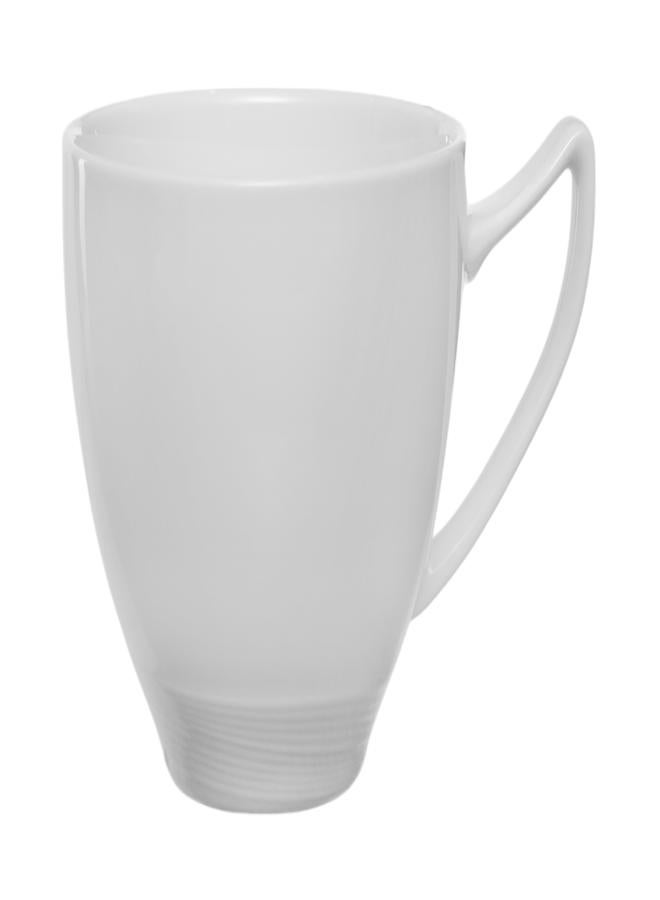 Royal Porcelain Royal Porcelain Coffee Cup 0.25 L & Saucer 15 CM Set of 2 Shape Silk White  - Image 5