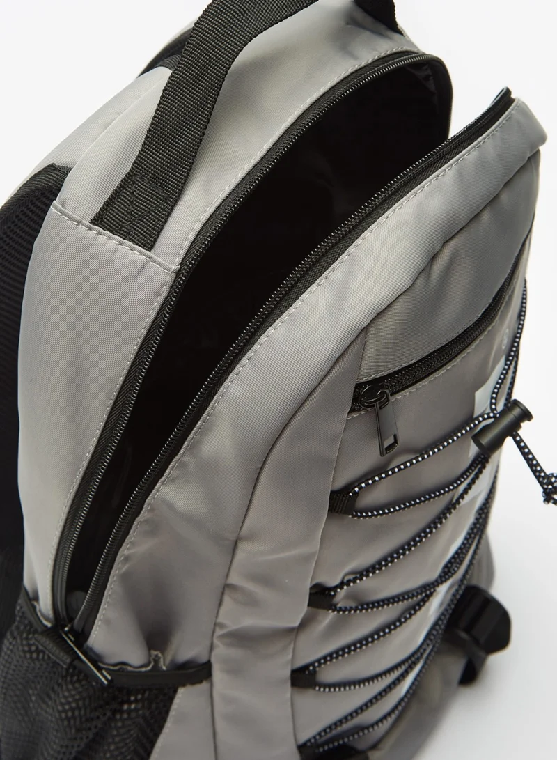 شو اكسبرس Mens Oaklan by Shoexpress Logo Print Backpack By Shoexpress