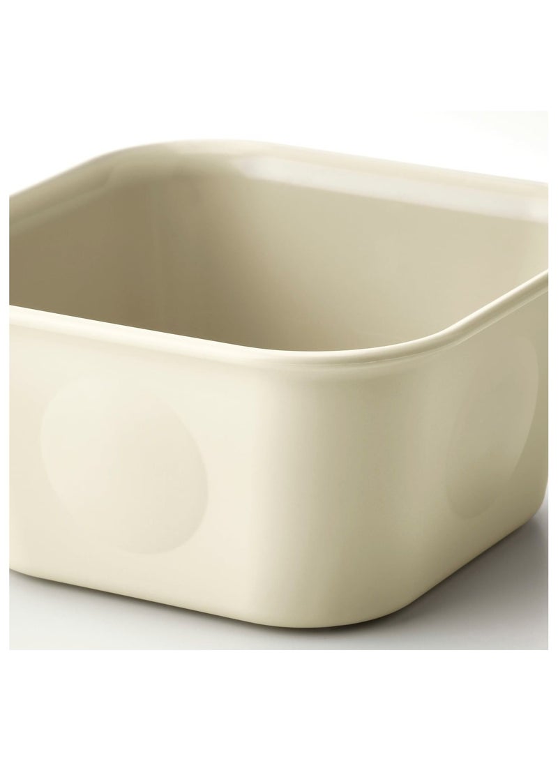 Organiser Plastic Beige 10X10X5 cm