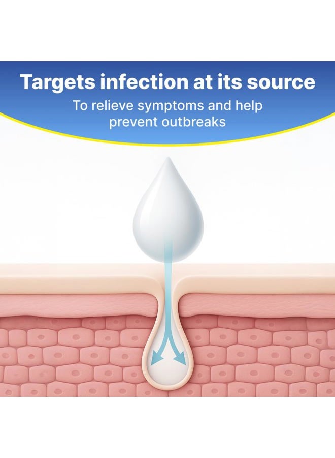 Taro Cold Sore/Fever Blister Treatment - Docosanol 10% Cream (0.07 oz - 2 Tube) - Image 4