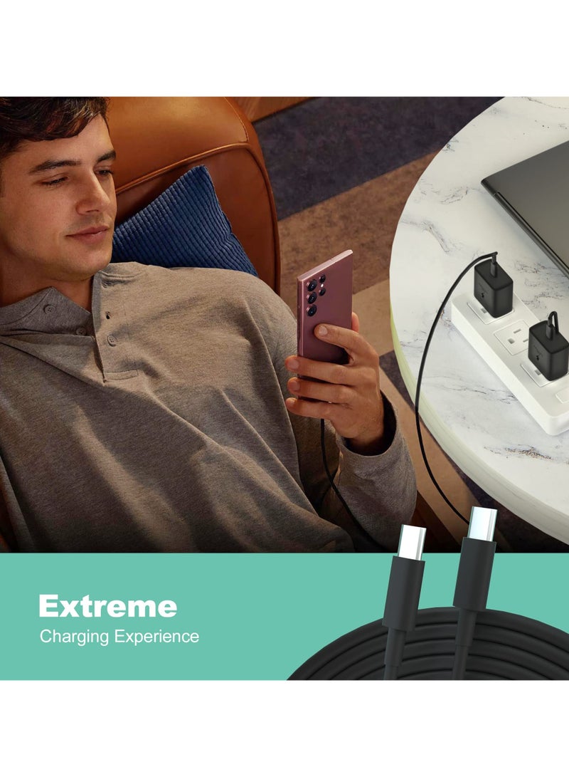 general 45W Phone Charger, Super Fast Samsung Phone Charger, Travel Adapte, Power Adapter with USB C Plug and Cable (Black) - Image 3