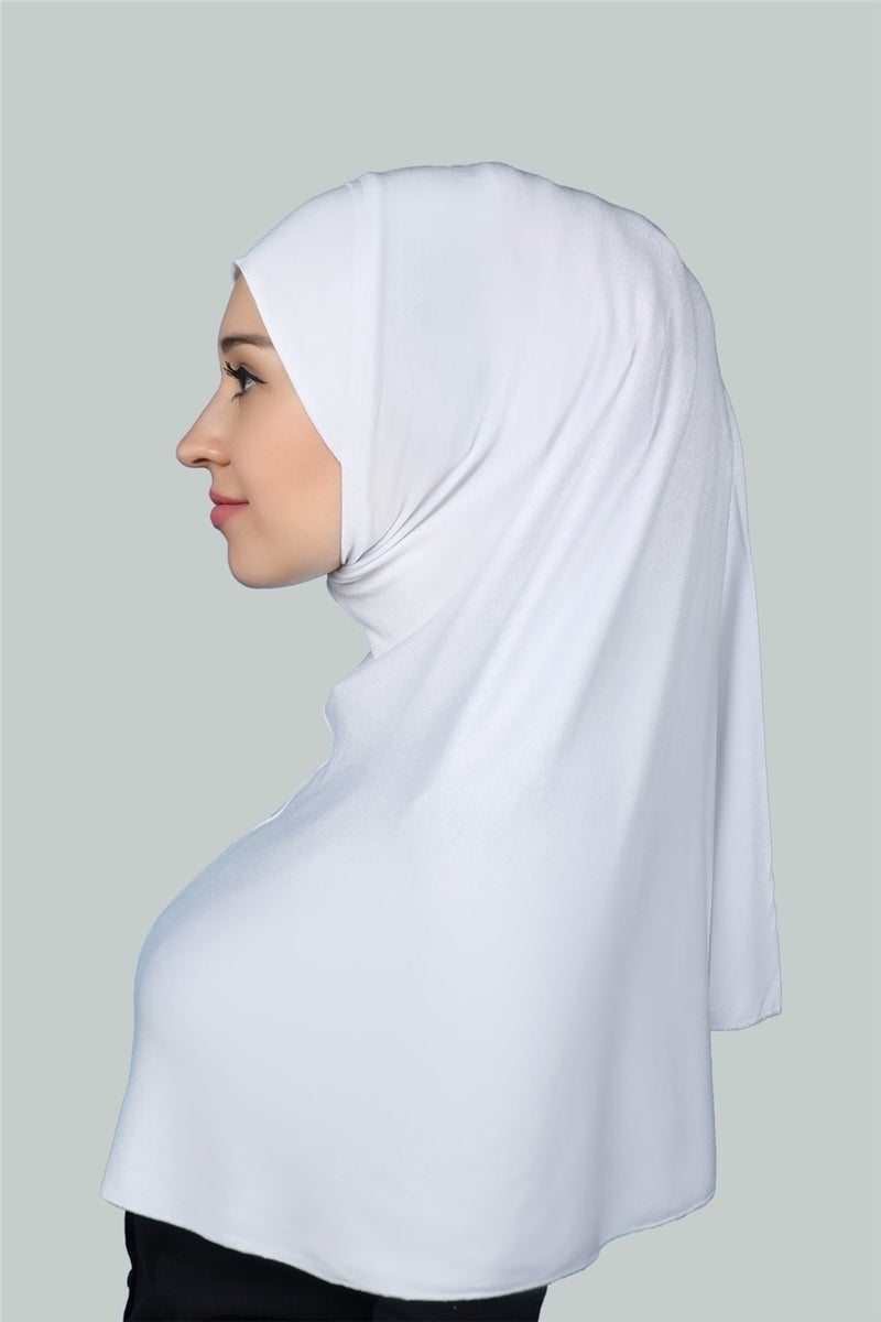 Altobeh حجابات جاهزة من شركة التوبة حجابات عملية - غطاء صلاة (XL) - أبيض  - Image 3