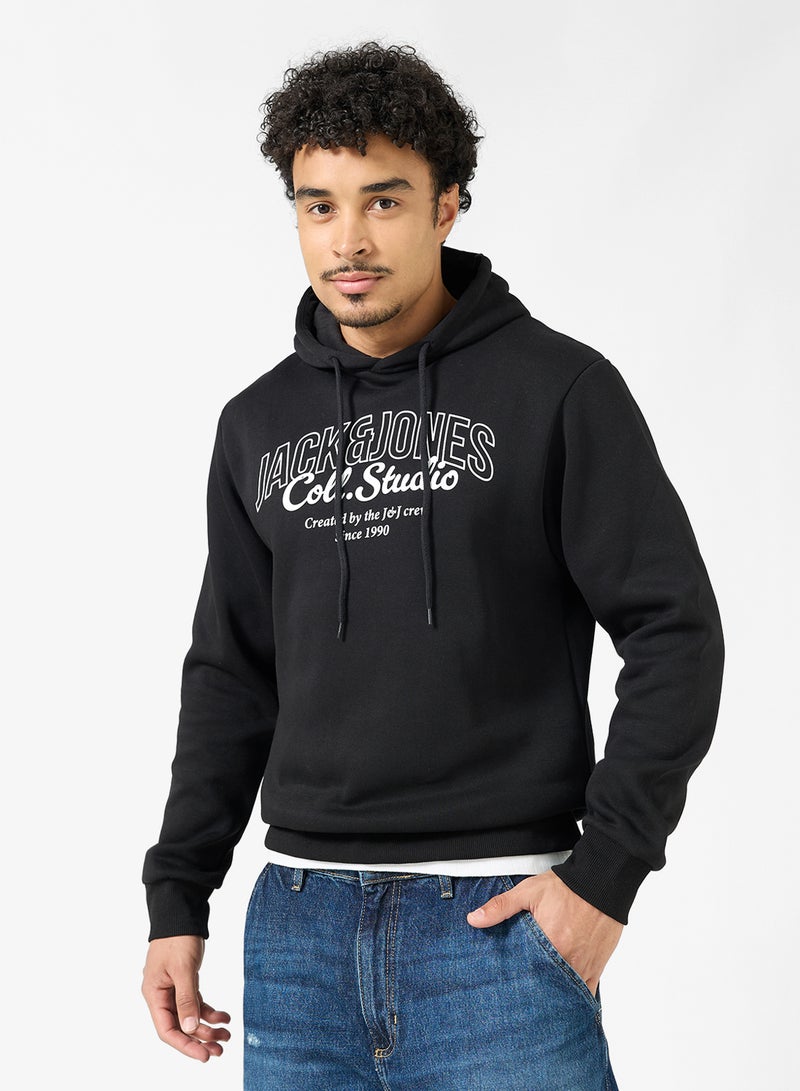 JACK & JONES 2 Pack Of Graphic Pullover Hoodie - Image 2