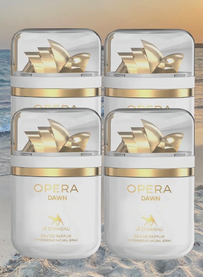 LE CHAMEAU 4 Pieces Opera Dawn Perfume For Men 100ml EDP - Image 1