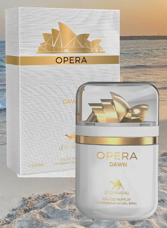 LE CHAMEAU 4 Pieces Opera Dawn Perfume For Men 100ml EDP - Image 2