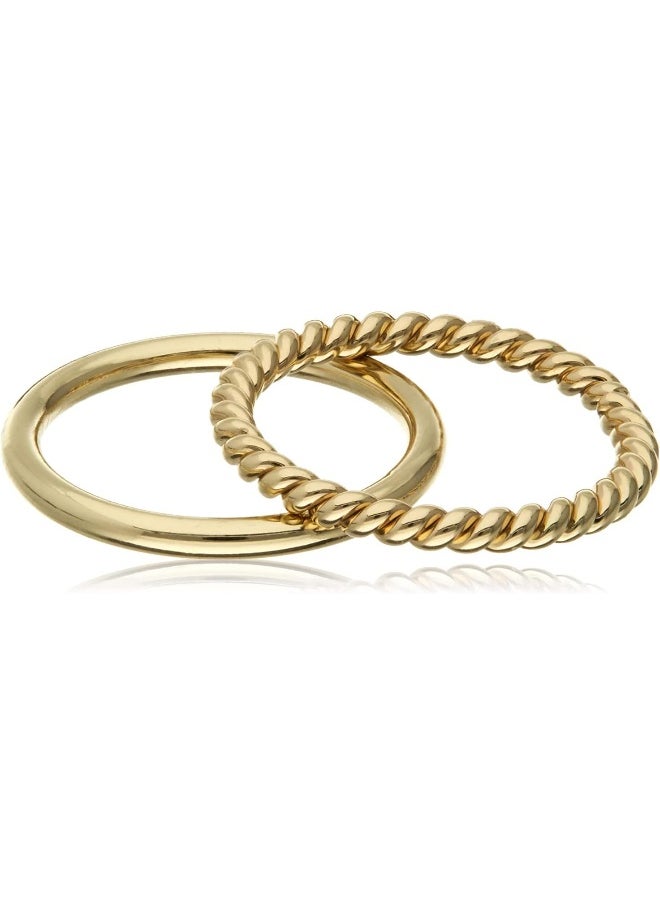 BUCKLEY LONDON Lucia Braided Ring Duo  - Image 3