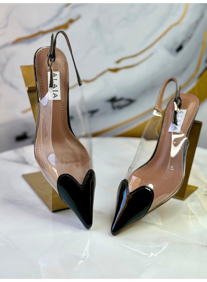 ALAIA PARIS علايا لو كور سورباك بامب بالأسود - Image 1