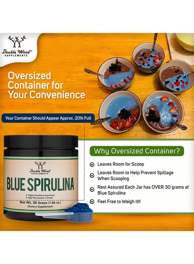 مسحوق سبيرولينا الأزرق بحد أقصى 35% من مسحوق الغذاء الفيكوسيانين من الطحالب الخضراء الزرقاء - Image 3