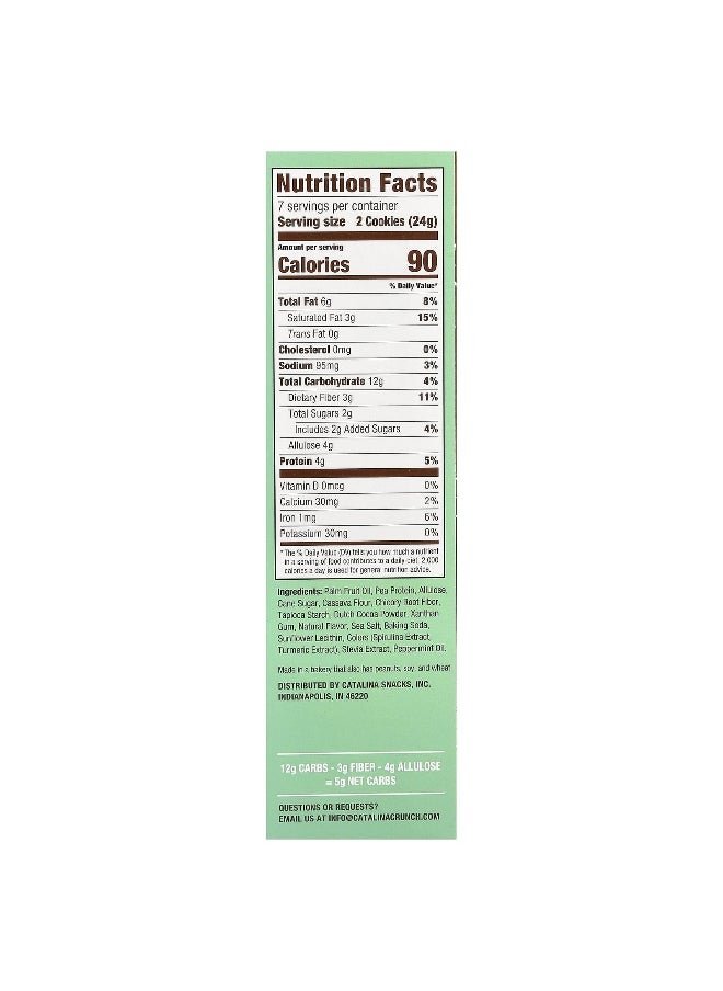 CATALINA CRUNCH Catalina Crunch, Sandwich Cookies, Chocolate Mint, 14 Cookies, 5.9 oz (168 g)  - Image 2
