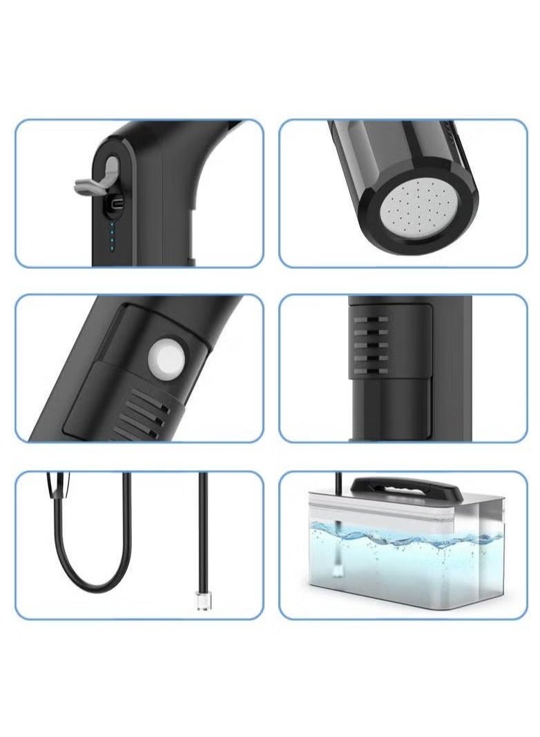 JWSISSIE Portable Electric Bidet shattaf with 1.2m Hose and 2.3L Container - Rechargeable, Compact, and Versatile Personal Hygiene Solution for Travel, Home, Baby Care, Camping, and More - Image 3