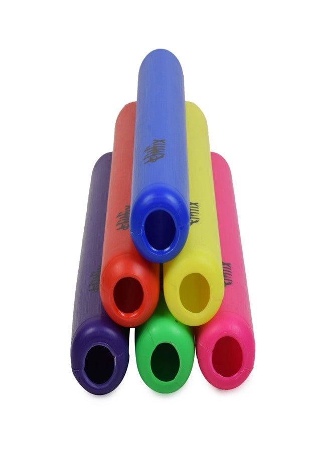Fitfix® Track & Field Plastic Relay Race Batons for Athletics Practice, Track and Field Sports Race Equipments for Running Race Team- (Multicolour) (Set of 8) (Senior) 1.50 inch Dia Length 30 cm - Image 3