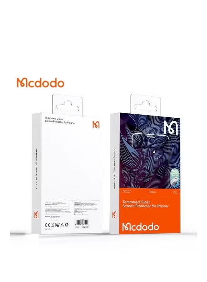 Mcdodo PF-5363 iPhone 15 Pro Max Transparent Unbreakable Glass Screen Protector - Premium Full Coverage, Ultra-Clear, Anti-Scratch, Shatterproof Protection for iPhone 15 Pro Max Display - Image 2