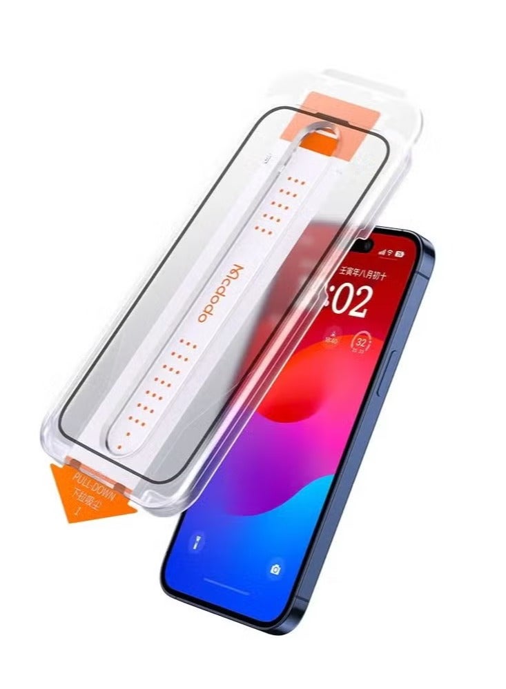 Mcdodo PF-5363 iPhone 15 Pro Max Transparent Unbreakable Glass Screen Protector - Premium Full Coverage, Ultra-Clear, Anti-Scratch, Shatterproof Protection for iPhone 15 Pro Max Display - Image 3