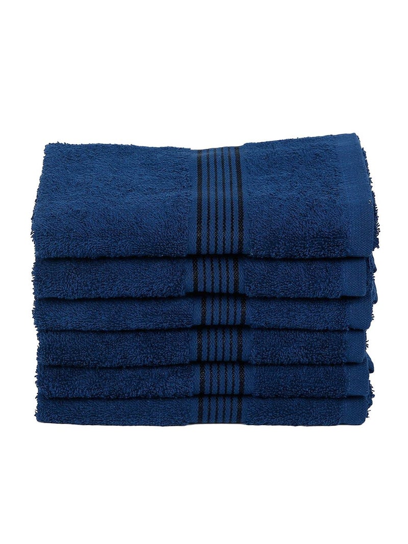KOPA by Bianca 400 GSM 100% Cotton Soft Terry Towel l 6pc Hand Towel l Hand Towel Set l Hand Towel Holder for Wash Basin l D`Ross l Arctic Blue - Image 2