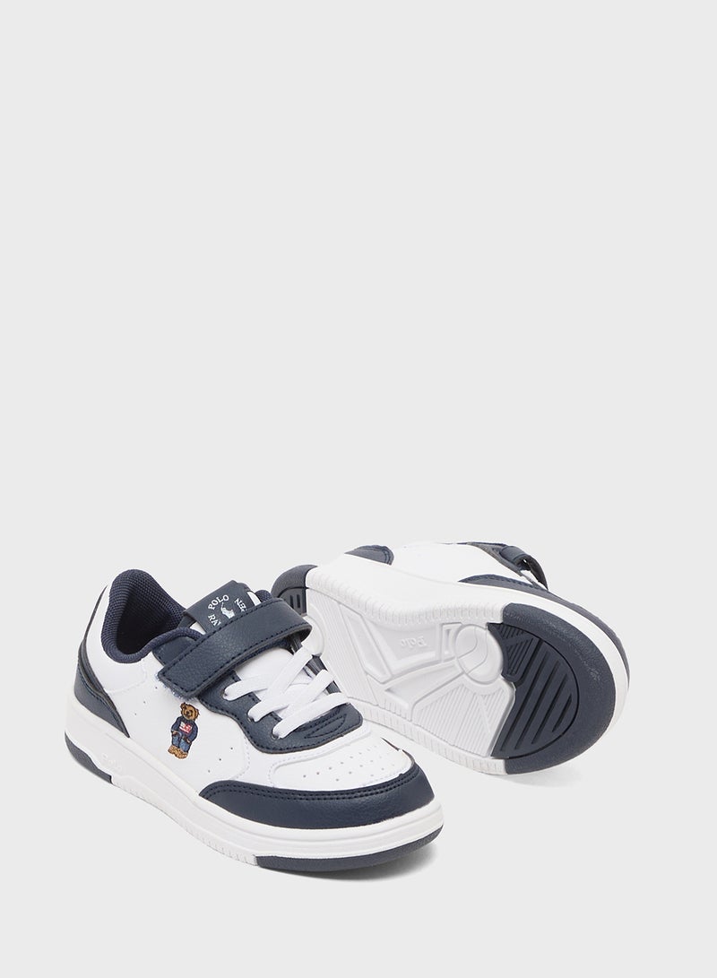 بولو رالف لورين أحذية رياضية كورت  للأطفال من ماسترز - Image 3