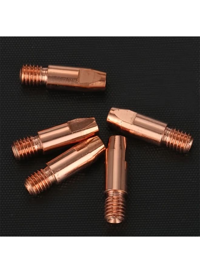 2Pcs 1 0mm M6 28mm Copper Welding Nozzle Contact Tips For 24KD MIG MAG Torch - Image 5