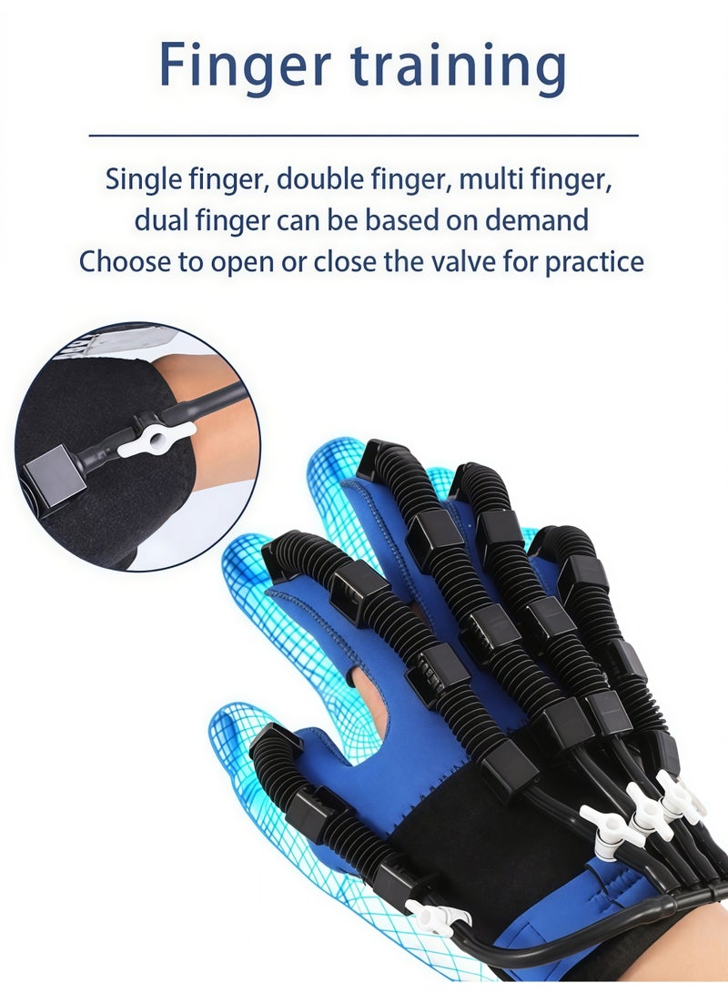 AETHER Portable Rechargeable Hand Rehabilitation Gloves Pneumatic Drive Finger Trainer Hand Dysfunction Rehabilitation Device - Image 2