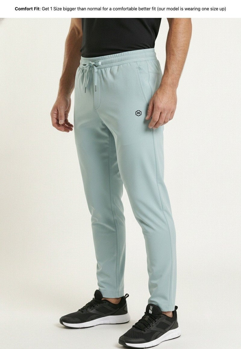 بريما إيس رجالي Joggers عشاق الجيم لاكشري Light Grey - Image 3