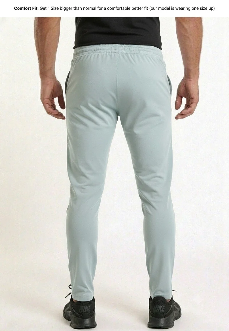 Prima Ace Men's Joggers Gym Addict Luxury Light Grey